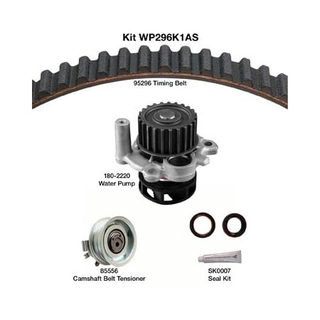 Dayco Water Pump Kit, Wp296K1As WP296K1AS